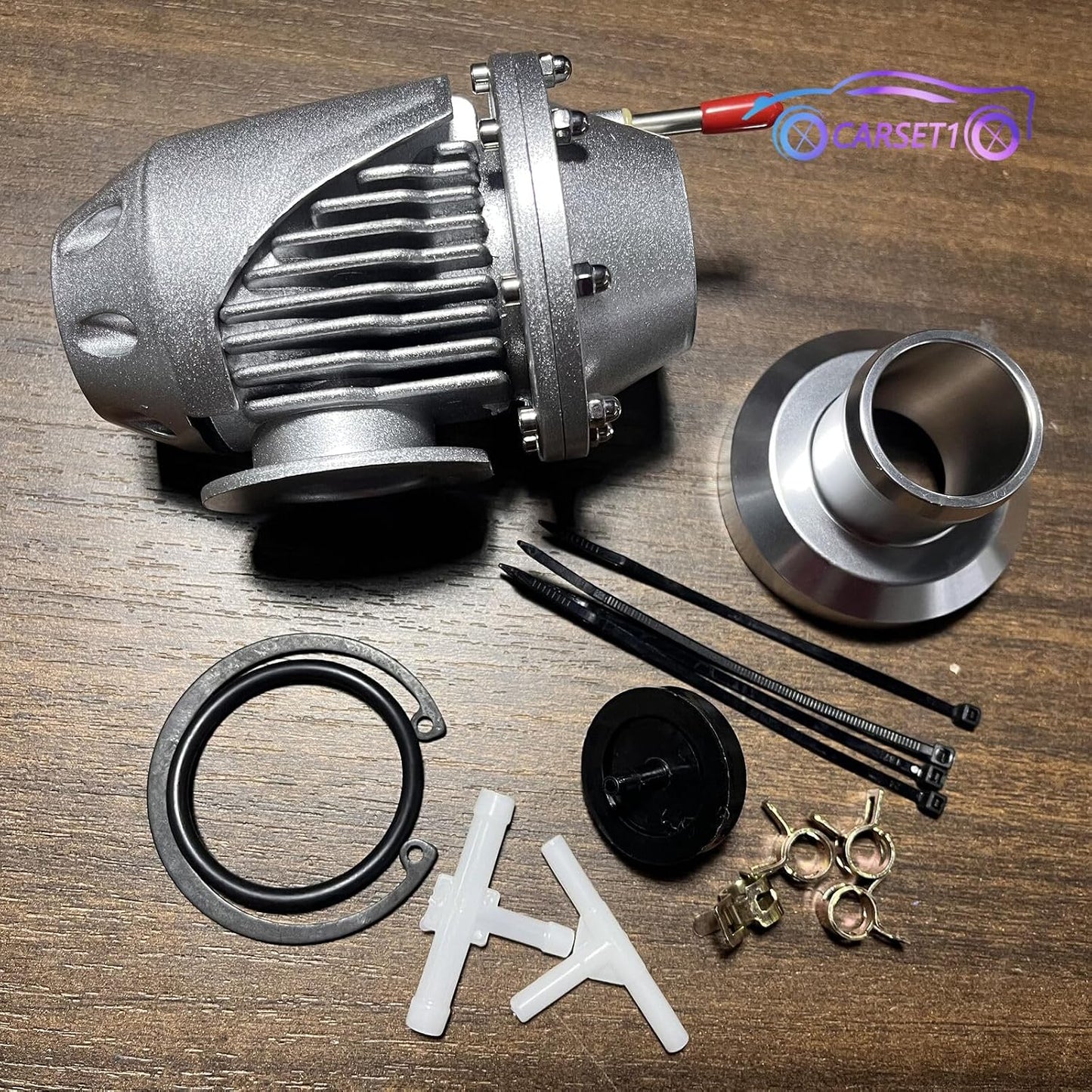 ya 4 8.24 baidi Universal HKS2 SQV SSQV BOV Turbo Blow Off Valve BOV With Adapter Flange Silver