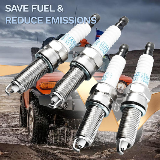 ya 9 10.24 4PC. Iridium 18846-10060 SILZKR6B10E Spark Plugs for Hyundai Accent for Kia Rio Soul