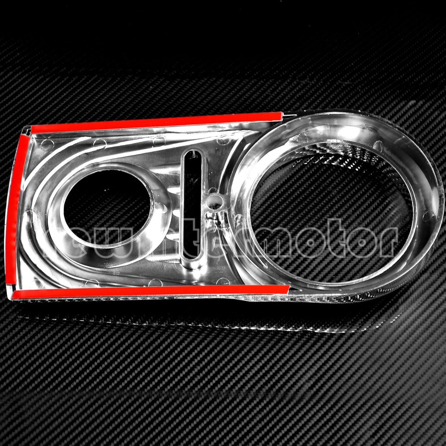 ya 4 8.24 baidi Chrome Dash Panel Insert Cover Fit for Harley Softail Dyna FXDWG FXSTC 1993-2015