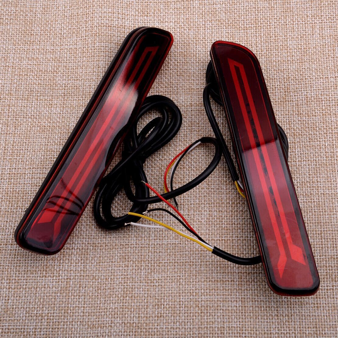 ya 4 8.14 LED Reflector Rear Bumper Tail Light Brake Light Fits for Suzuki SX4 2007-2017 @