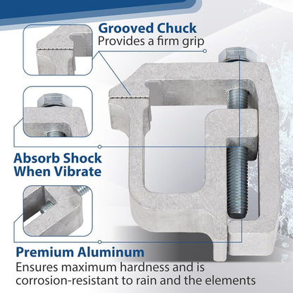 ya 8 8.24 baidi 8-Pack Truck Cover Mount Camper Aluminum Shell Mounting Clips Heavy Duty Sheet