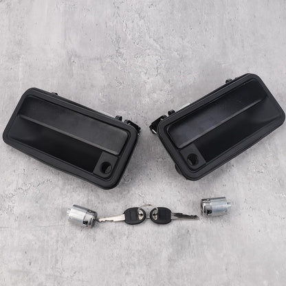 ya 5 8.10 Set of Exterior Door Handles Lock cylinders and Keys for Chevrolet GM C/K 1500 2500 3500