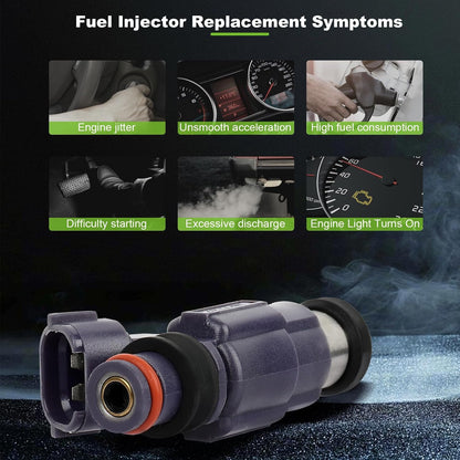ya 3 8.24 baidi 4pcs Fuel Injectors For 2001-2003 for Mazda Protege 2002-2003 for Mazda Protege5 2.0L
