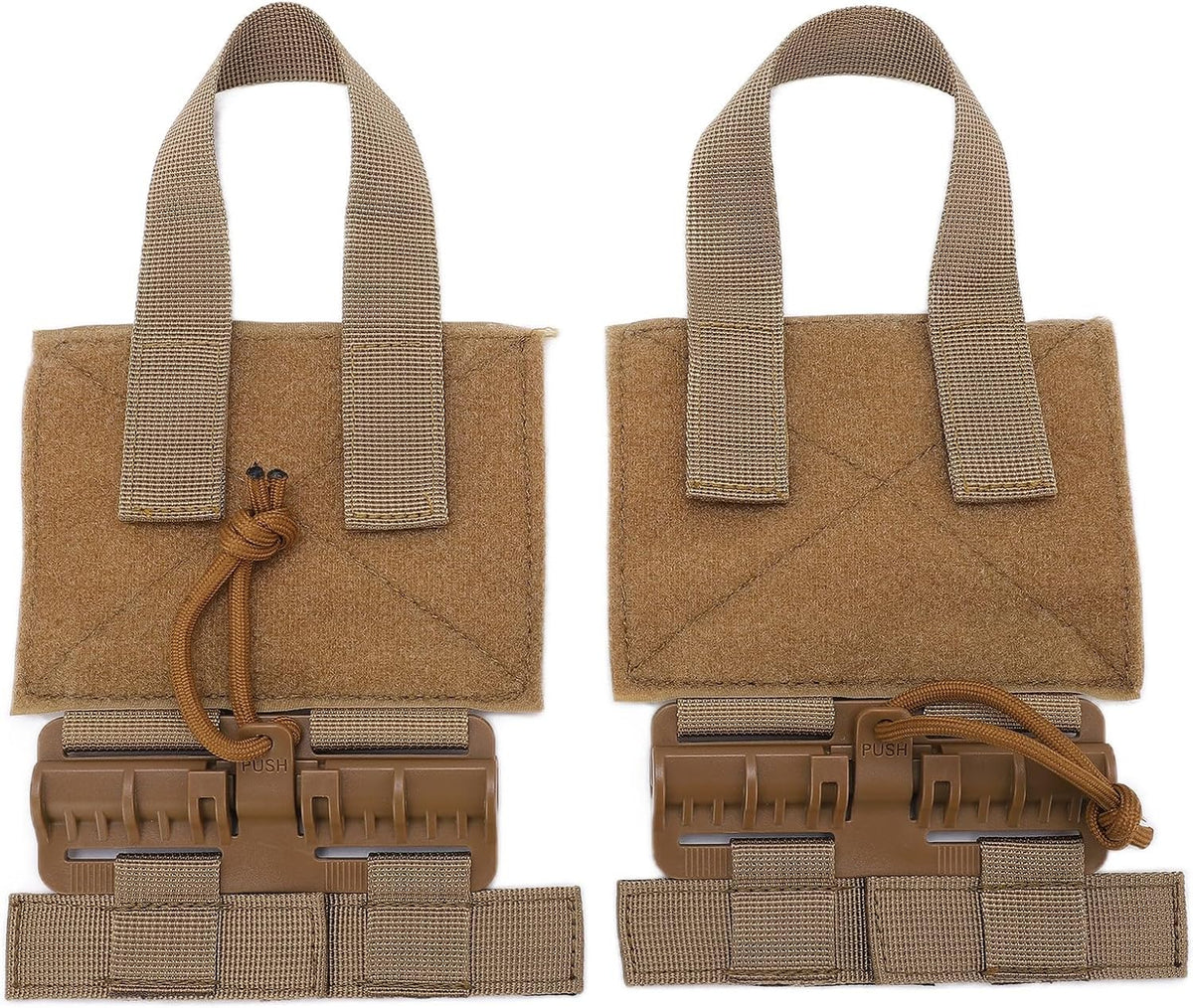 ya 26 10.21 baidi Tan 2pcs Outdoor Quick Release Cummerbund MOLLE Removal Buckle Nylon Portable