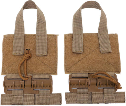 ya 26 10.21 baidi Tan 2pcs Outdoor Quick Release Cummerbund MOLLE Removal Buckle Nylon Portable