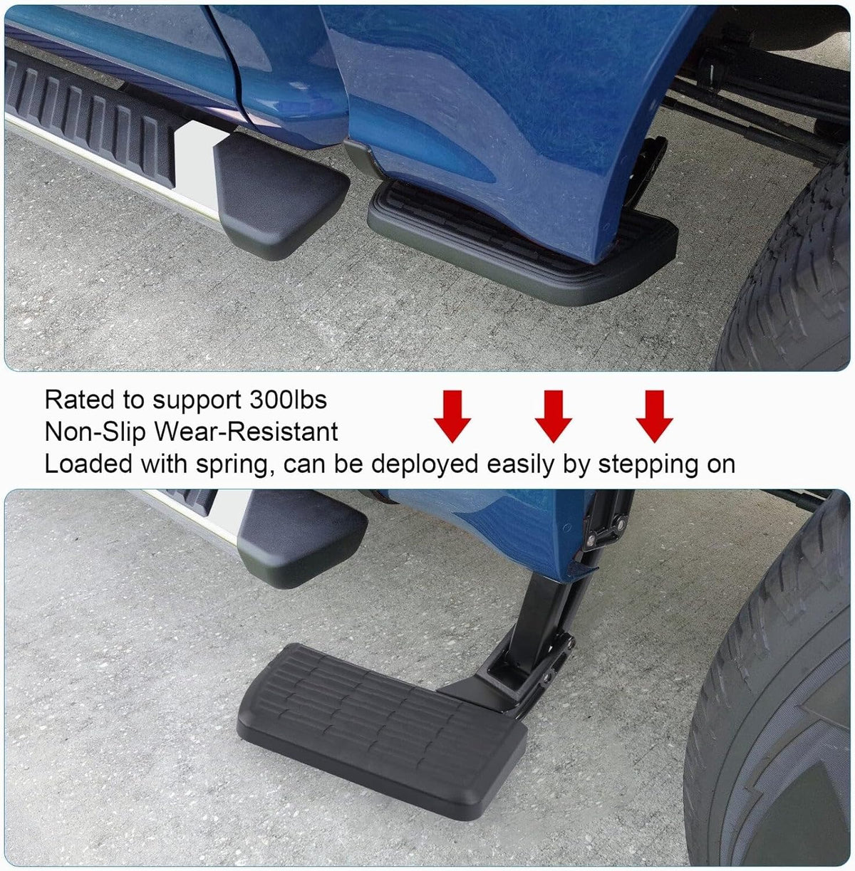 ya 28 10.13 zhengce 75312-01A Rear Bumper Side Bed Steps for 2015 - 2020 for Ford F-150 F150
