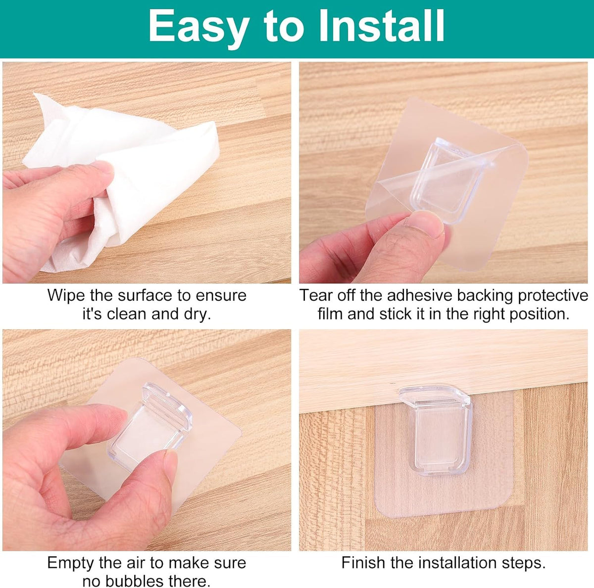 ya 26 10.21 baidi 20 Pcs Adhesive Shelf Bracket,6x6 Punch Reinforced Shelf Support Pegs