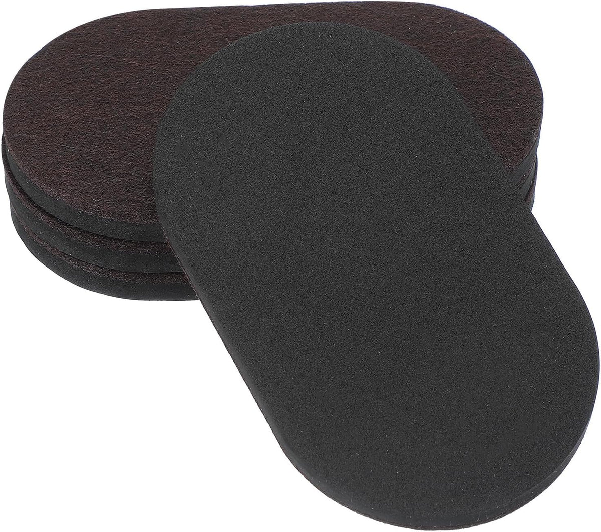 ya 26 10.21 baidi 3 1/2 Furniture Sliders, 4 Pcs Furniture Sliders for Hardwood Floors, Brown