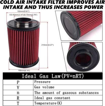 ya 13 9.15 baidi High Per for MAN ce Premium Washable Replacement Engine Air Filter E-2993