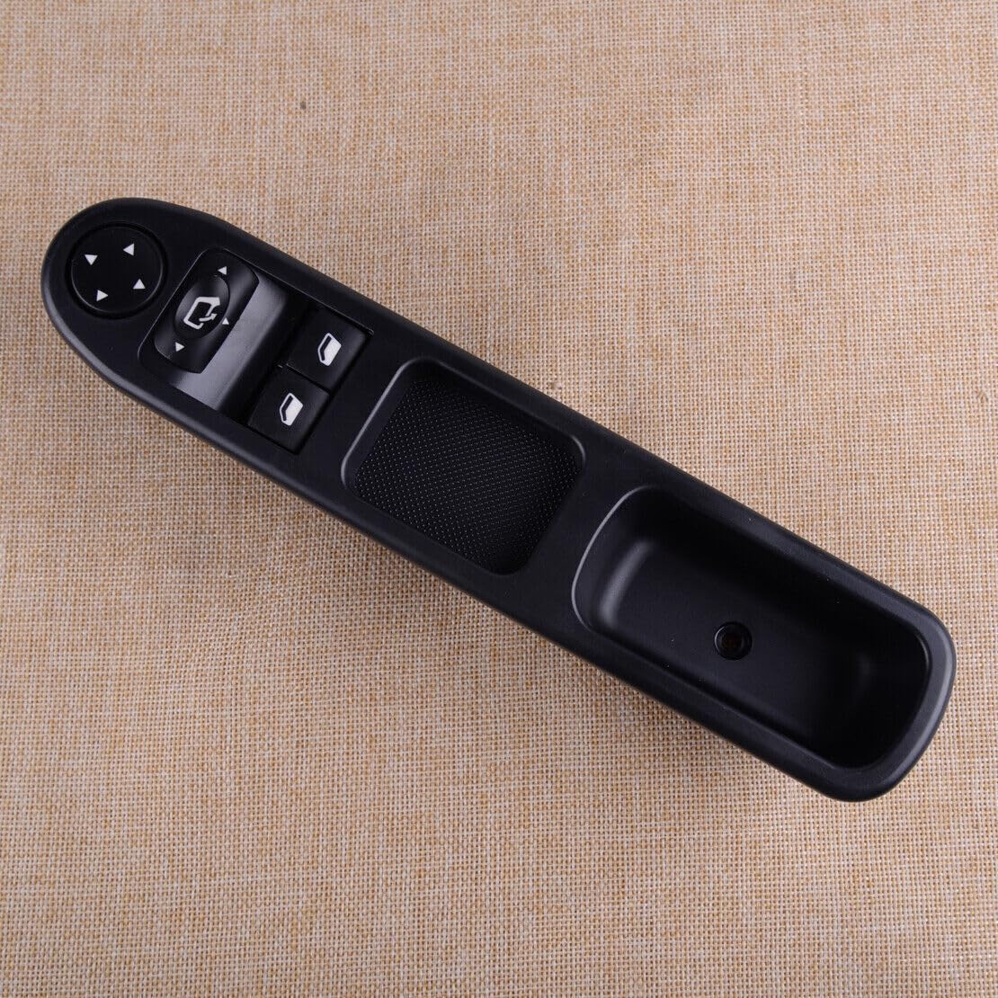 ya 6 8.14 Car Front Driver Side Control Window Switch fits for Peugeot 307 2000-2005 Black 