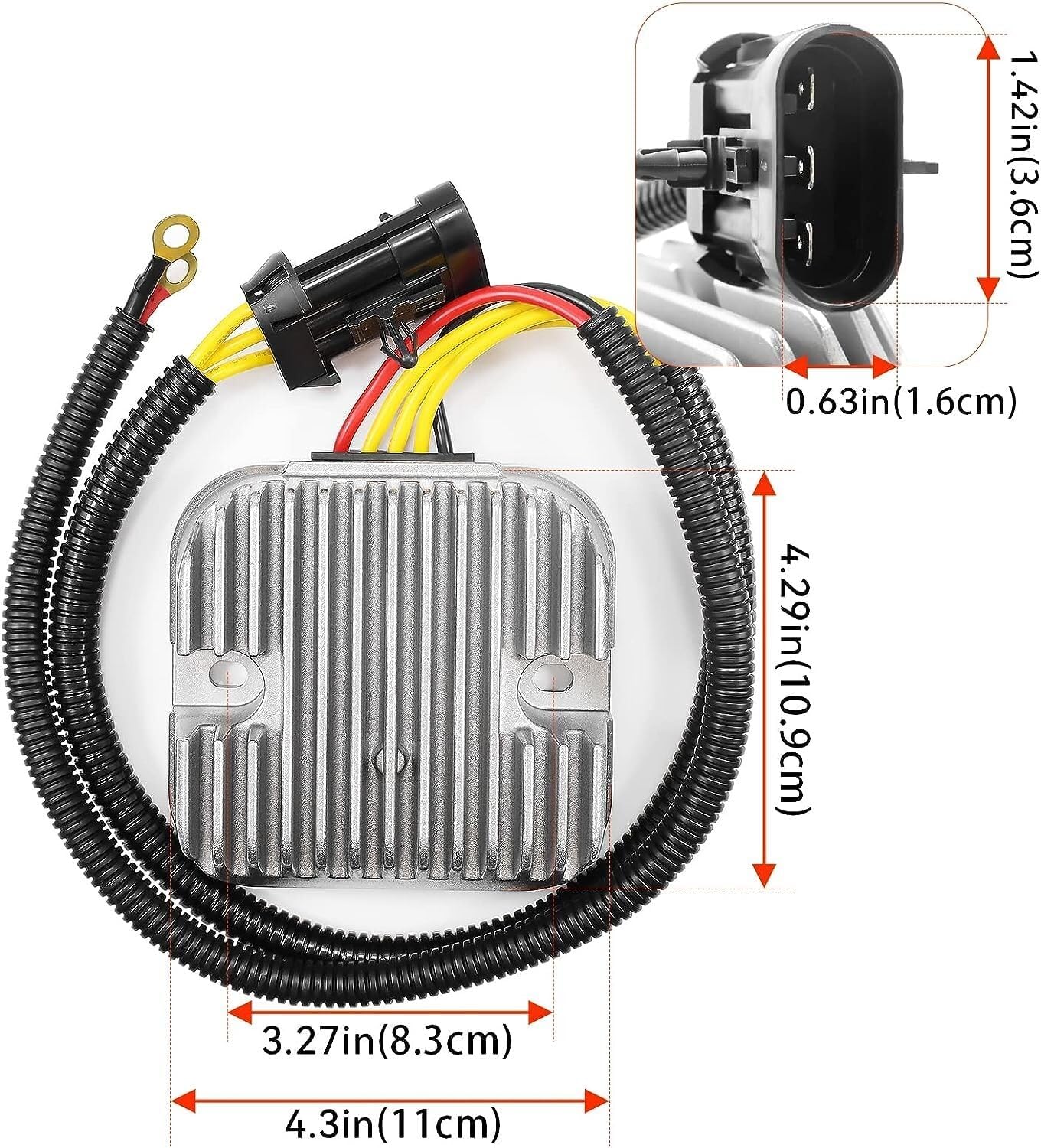 ya 5 8.10 4013904 Voltage Regulator Rectifier for Polaris RZR 4900 XP RZR 4 1000 XP 570