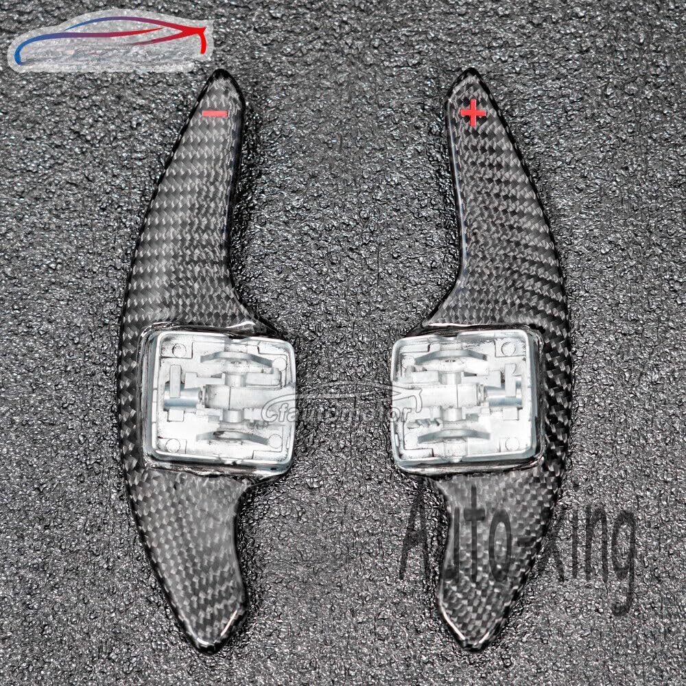 ya 5 8.10 Real Carbon Paddle Shifter for Chevrolet for Corvette C7 Camaro Steering Wheel 2014+