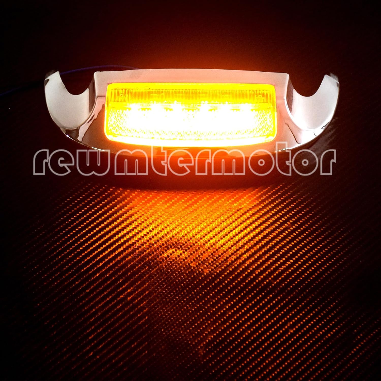 ya 7 8.24 baidi Air Wing Front Fender Rail Tip Light Fit for Harley Touring FLHTCU FLHTCUL 14-20