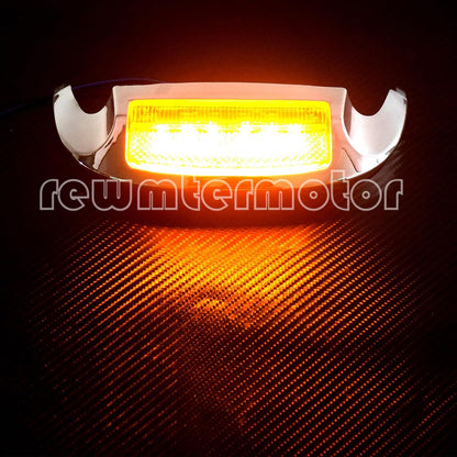 ya 7 8.24 baidi Air Wing Front Fender Rail Tip Light Fit for Harley Touring FLHTCU FLHTCUL 14-20
