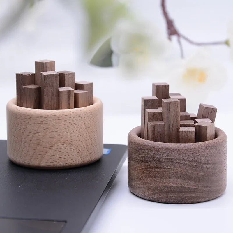 Small wooden pile aromatherapy essential oil diffuser wood diffuser ornament decoration - Create the impossible