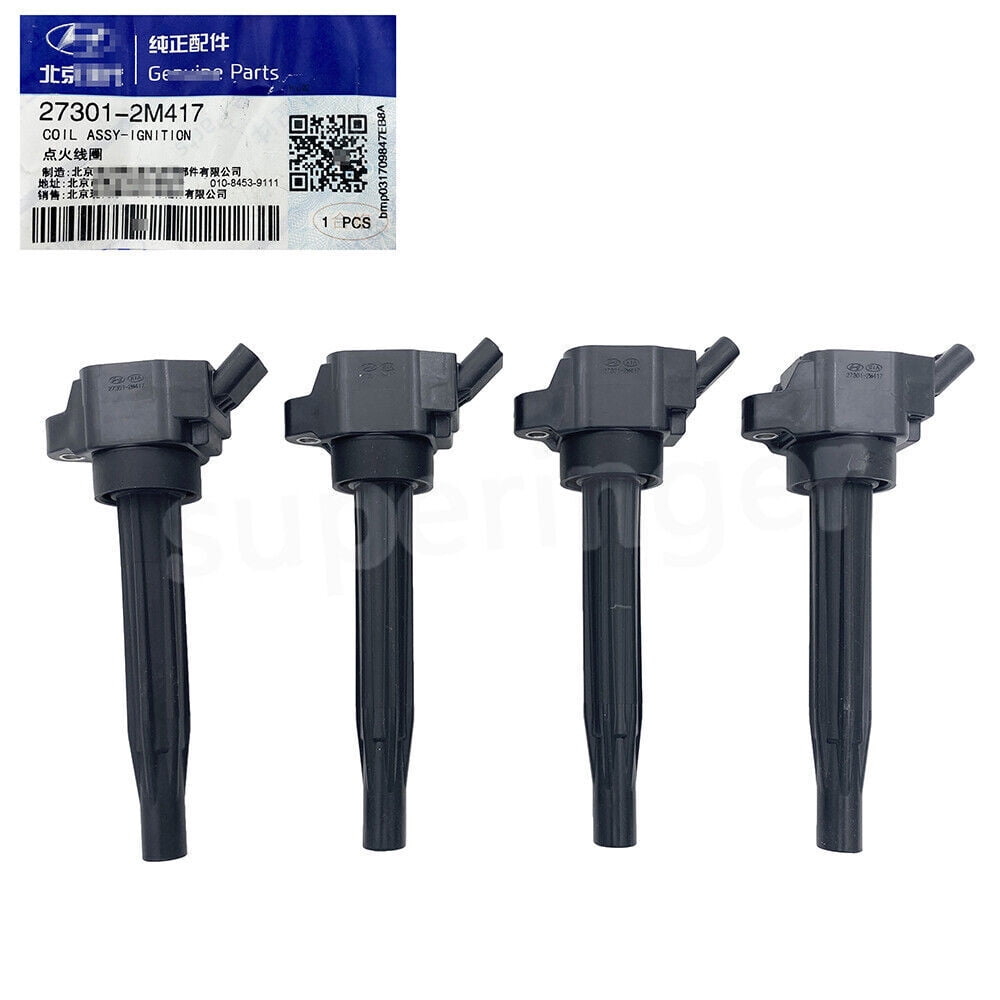 4PCS Ignition Coil for Hyundai Tucson Santa Fe Kia Sorento 1.6L Turbo 273012M417