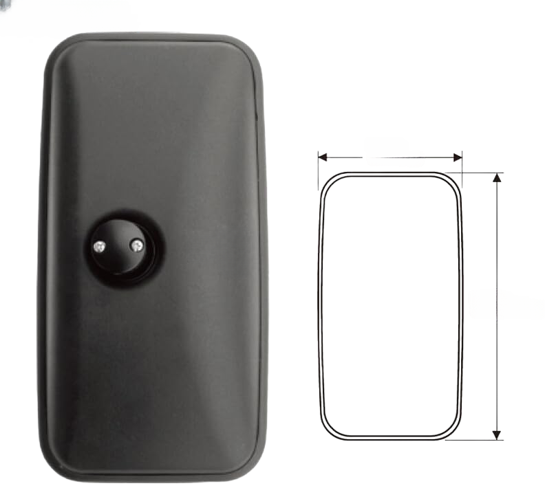 ya 11 9.14 baidiCar Style Reflector Rearview Mirror for Sitaier Heavy Duty Trucks -