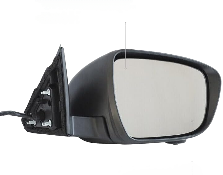 ya 11 9.14 baidiLeft White Side Door Mirror Assembly 13 Pin for Nissan ROGUE 2014-2019-