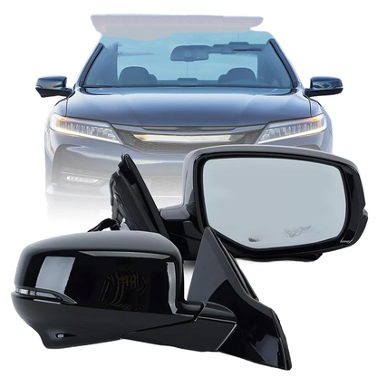 ya 11 9.14 baidiPassenger Right Side Mirror Heated Camera, Suitable for Honda for Accord Sedan 2013-2015-