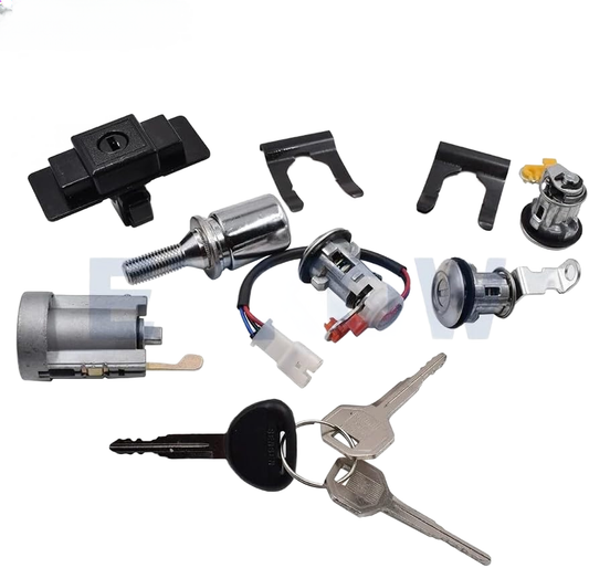 ya 11 9.14 baidiLock Cylinder & Key Set for Mitsubishi for Pajero II 1990-2004 V20 V30 V40 MR259766
