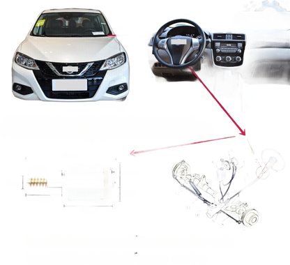 ya 11 9.14 baidiSteering Column Lock Motor for 2006-2010 for Infiniti M45 M35 Direction Latch Motor