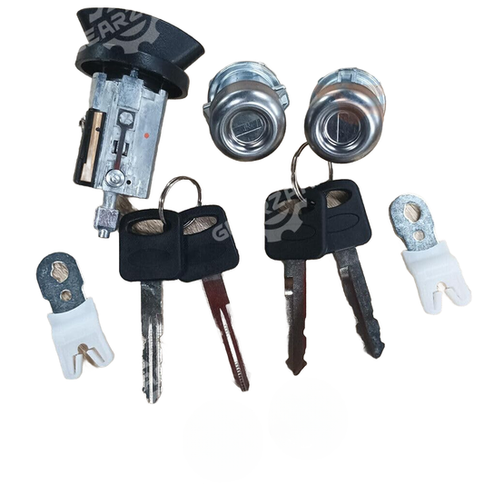 ya 11 9.14 baidiDoor Lock Cylinders Set Ignition Switch with Keys for 97-07 for Ford F150/F250/F350!