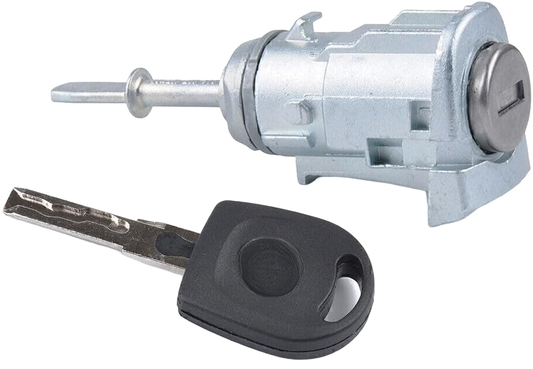 ya 11 9.14 baidiDoor Lock Cylinder Kit Front Driver Side for VW Polo for Bora 1997-2005