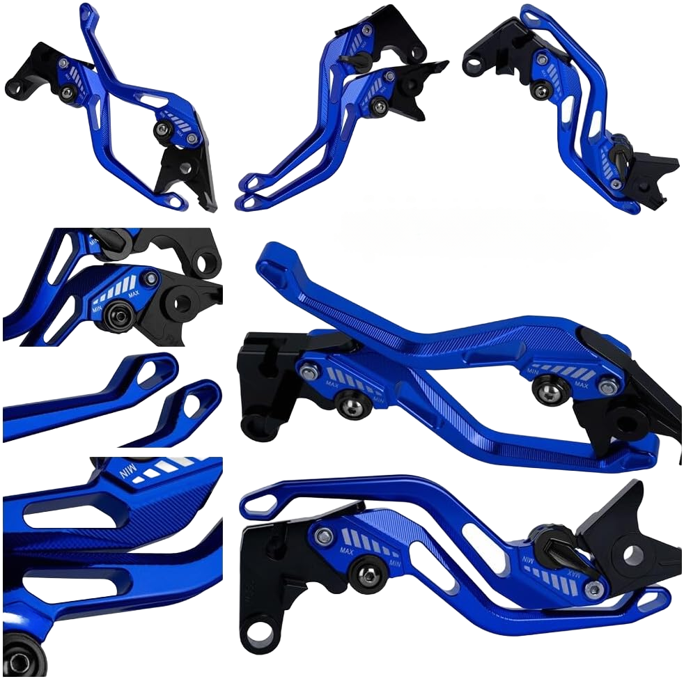 ya 11 9.14 baidifor Yamaha MT-07/MT-07 TRACER/FZ-07 2014-2022 CNC 5D Brake Clutch Levers 2021 20