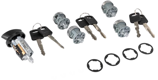 ya 11 9.14 baidiIgnition Cylinder and 4 Door Lock Kit for Ford Econoline Van E150 E250 E350 703369 -
