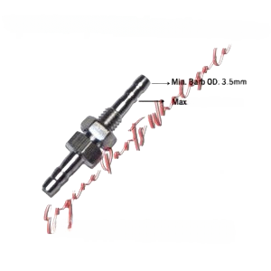 ya 18 7.30 Stainless Steel Bulkhead Fitting Barb Tube Connector Bulk Inch9202