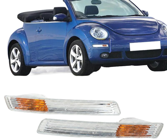ya 11 9.14 baidifor VW Beetle 2006-2010 Front Bumper Lamp Daytime Running Lamp Turn Signal Light