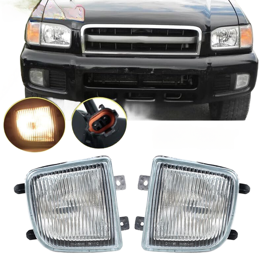 ya 11 9.14 baidiLH&RH for Nissan Pathfinder 1999-2003 2004 Front bumper Fog Lamp Driving Lamp