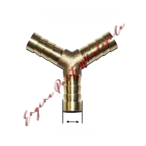 ya 18 7.30.2 TEE Y Union ELBOW Barb Fitting Connector Reducer Adapter Splicer Joiner to9986