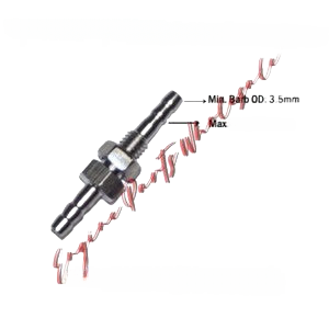 ya 18 7.29 Stainless Steel Bulkhead Fitting Barb Tube Connector Bulk Inch1535