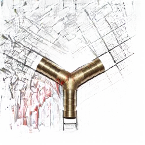 ya 18 7.29 TEE Y Union ELBOW Barb Fitting Connector Reducer Adapter Splicer Joiner to2922
