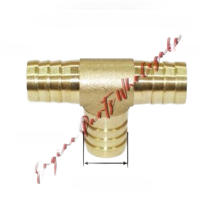 ya 18 7.30 TEE Y Union ELBOW Barb Fitting Connector Reducer Adapter Splicer Joiner to6327