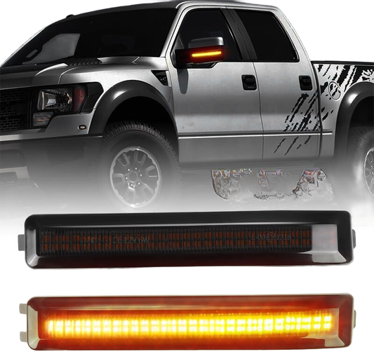 ya 11 9.14 baidi2x LED Side Mirror Turn Signal Light for Ford F-150 F150 Raptor 09-14 Sequential