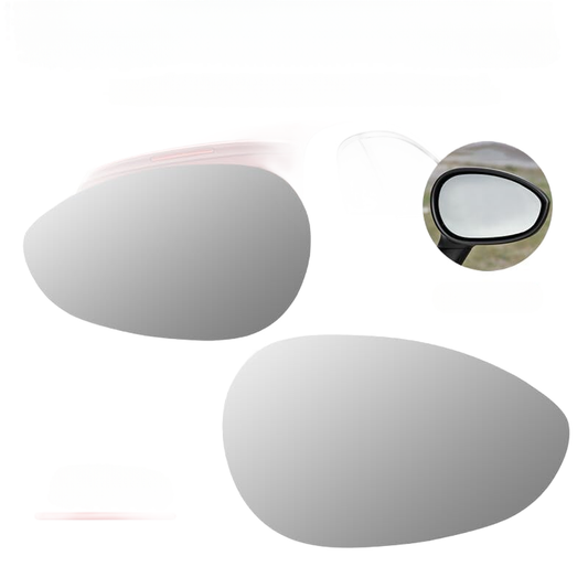 ya 11 9.14 baidi2x Wide Angle Wing Mirror Glass Left & Right for 2007-2024 for Fiat 500 500c Heated