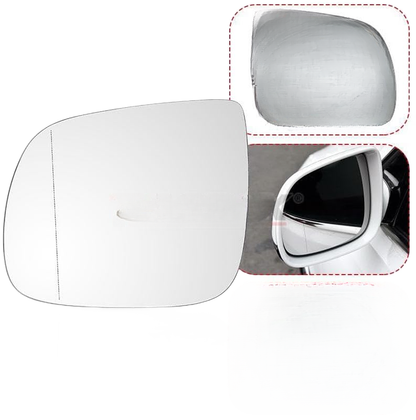 ya 11 9.14 baidiMirror Glass with Backing Heated FIT 09-17 for Audi Q5 2010-2015 Q7 Driver Left Side