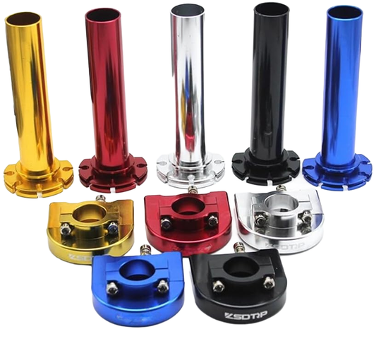 ya 11 9.14 baidiUniversal 7/8 inch Motorcycle Twist Throttle Handlebar Hand Grips for Dirt Bike