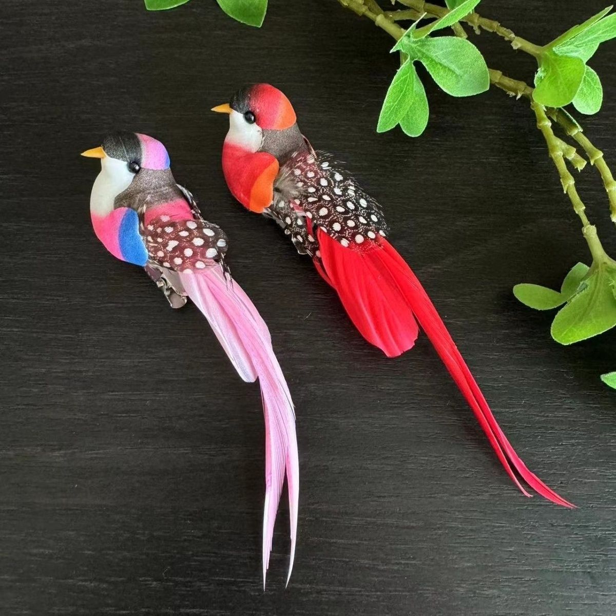 JKAPCYJFHF 1Pcs simulation feather bird ornament garden ornament pastoral kindergarten garden decoration bird ornament