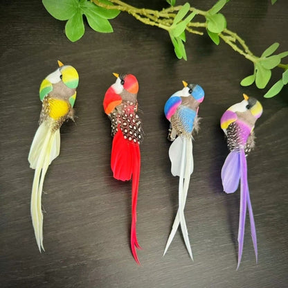 JKAPCYJFHF 1Pcs simulation feather bird ornament garden ornament pastoral kindergarten garden decoration bird ornament