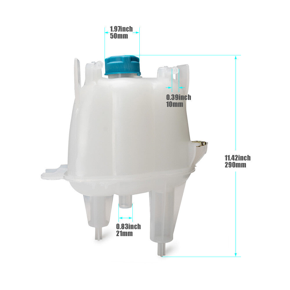 ya 9 6.5 1x Coolant Recovery Bottle 52014880AA For 14-2021 for Ram PROMASTER 1500 2500 3500