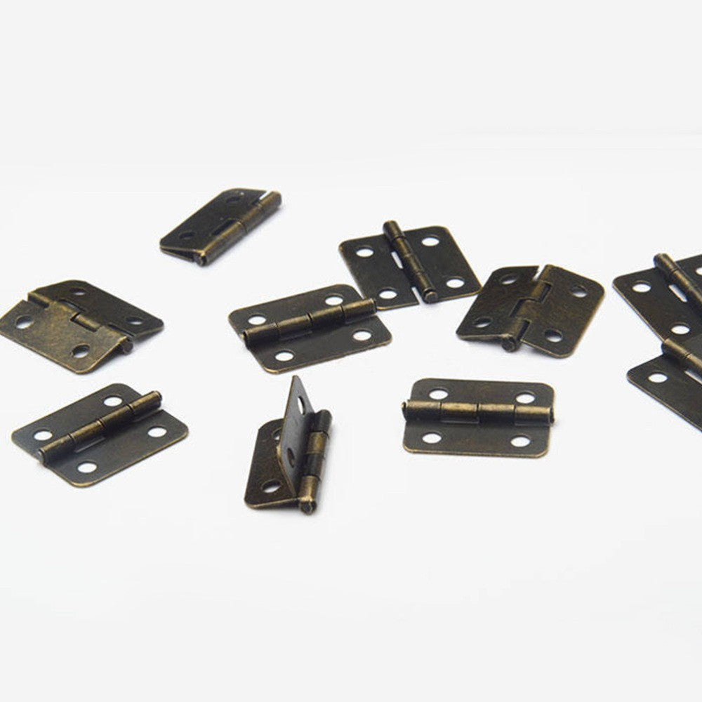 ya 5 8.7 250 Pcs for Mini Hinge Accessories Tiny Hinges for Craft Projects Fillet