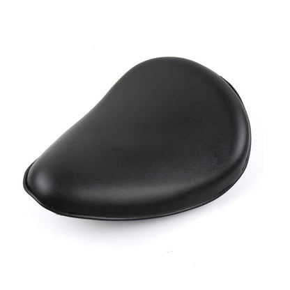 ya 5 8.7 Black PU Leather Style Solo for Seat for Harley Sportster Chopper Bobber Custom