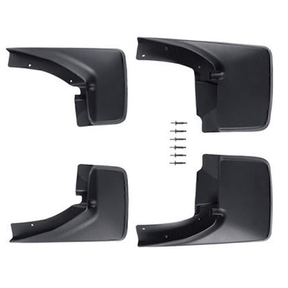 ya 5 8.7 Front & Rear Deluxe Molded Splash Guards Mud Flaps Fit 2009-2019 10 for Ram 82214136