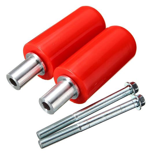 ya 3 6.23 Universal Motorcycle Frame Sliders Anti Crash Protector Fit for Suzuki for Yamaha Red
