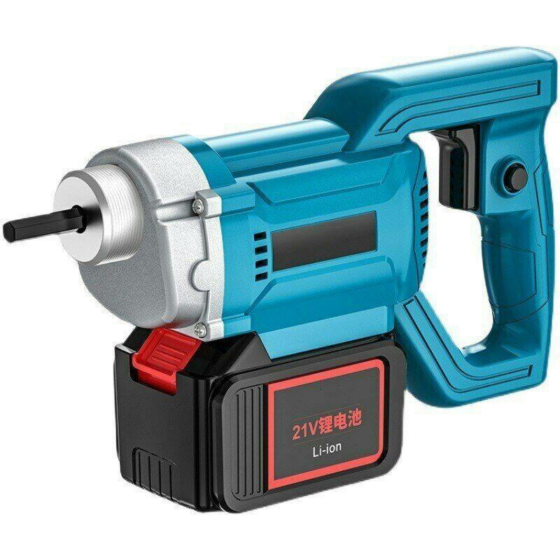 Small Cement Concrete Vibrator Battery Rechargeable Cement Vibrator 21V 3880W