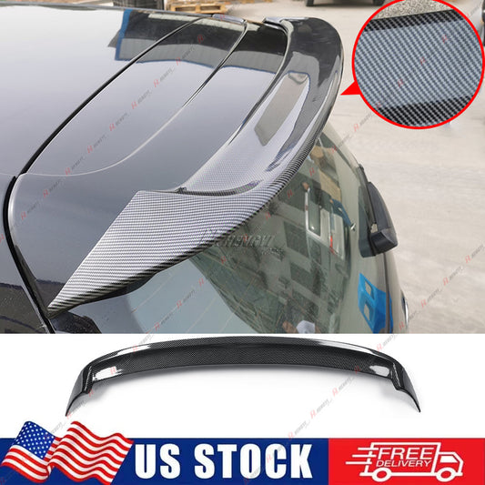 ya 3 6.25.3 for Golf 6 VI MK6 R20 GTI 10-13 CARBON STYLE REAR TRUNK ROOF SPOILER WING ABS