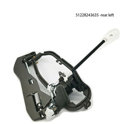 ya 5 8.7 1 Pair Rear Door Handle Carrier for BMW X5 X6 E53 99-06 51228243636 51228243635